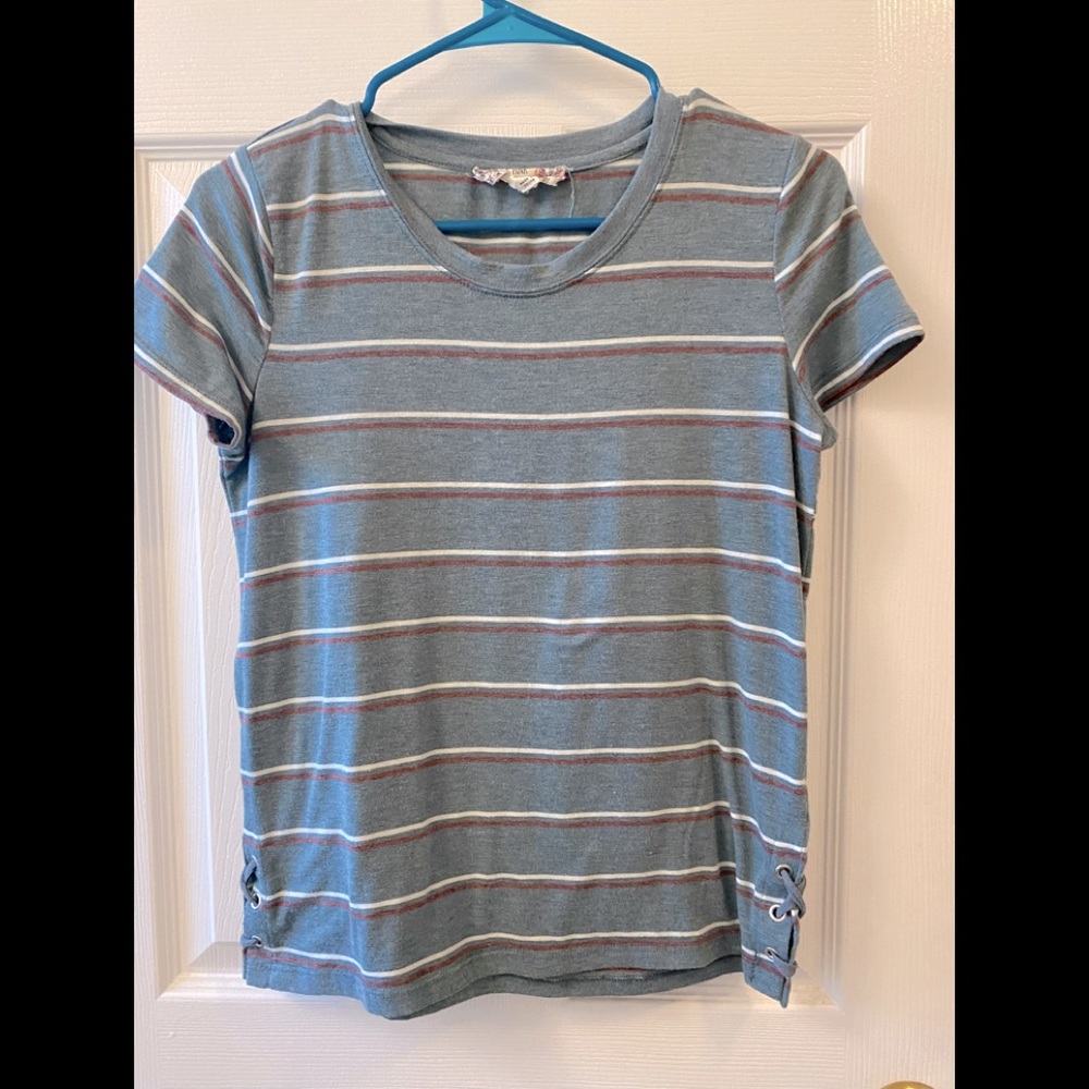 Pink republic striped top